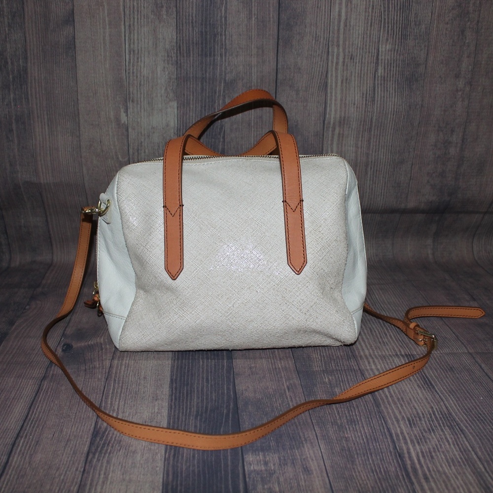 Fossil Sydney Satchel Neutral Multi